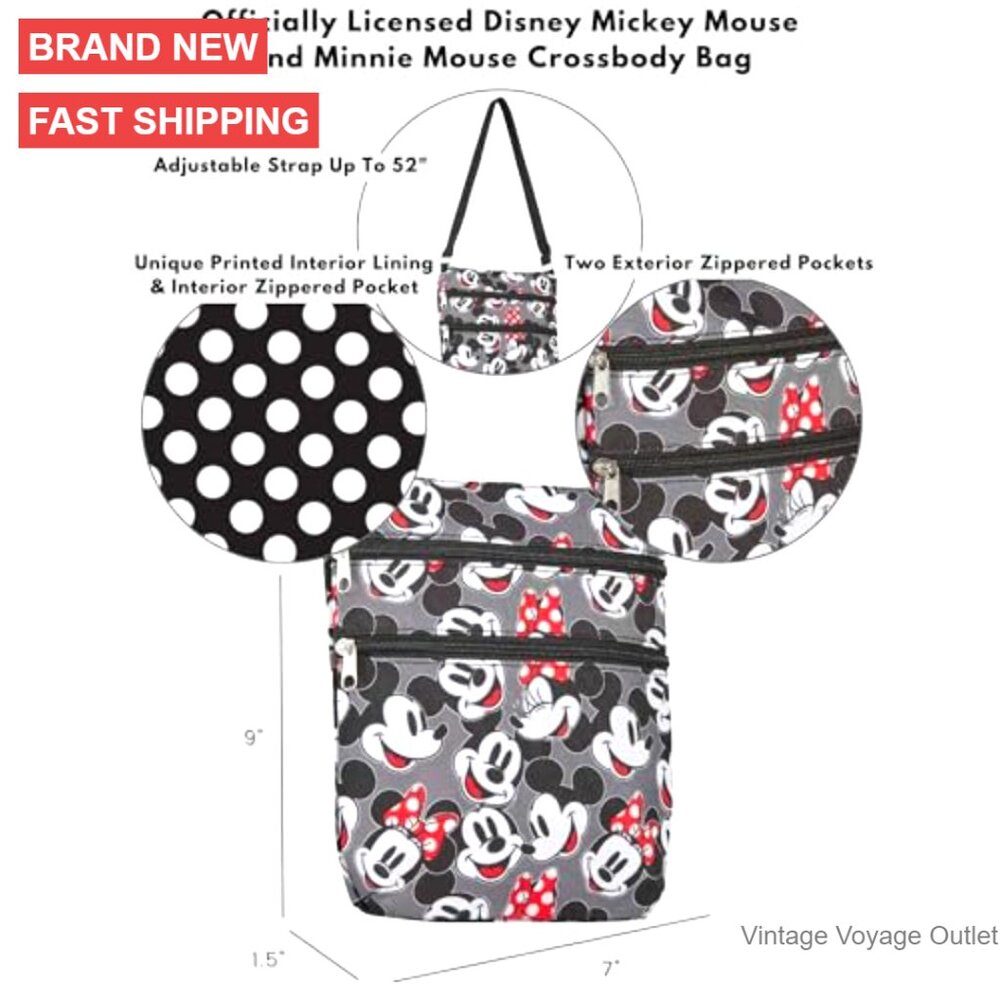 Crossbody Bag Adjustable Strap Multiple Pockets T… - image 6